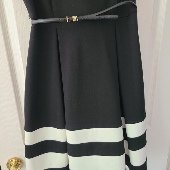 Calvin Klein black and white dress - Picture 3 of 3